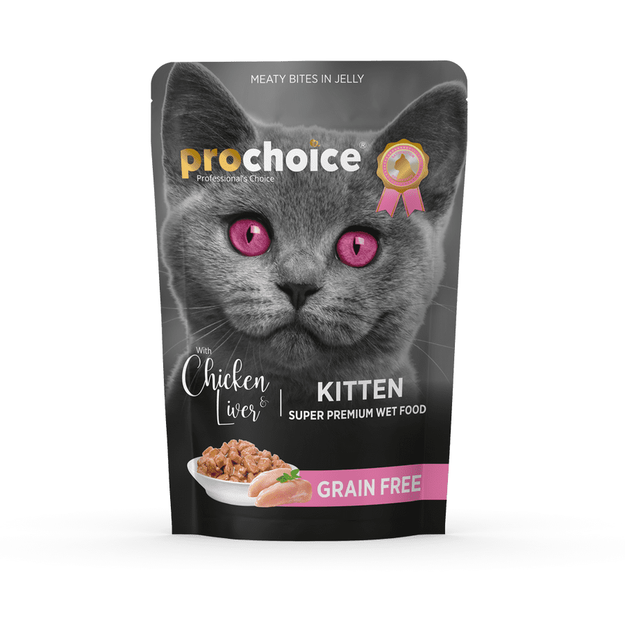 ProChoice Grain-Free Kitten Jelly – Chicken & Liver