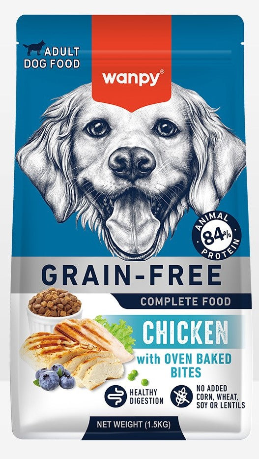 Wanpy Grain-Free Dry Dog Food β High Protein & Hypoallergenic Nutrition for Dogs