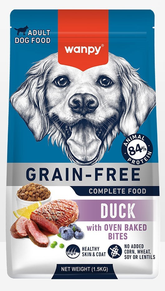 Wanpy Grain-Free Dry Dog Food β High Protein & Hypoallergenic Nutrition for Dogs