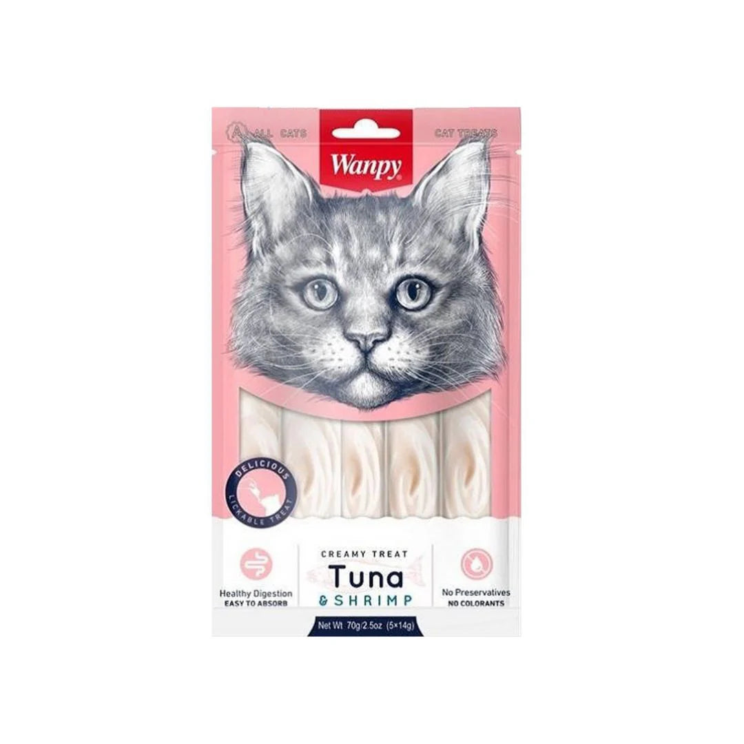 Wanpy Creamy Lickable Treat - Tuna & Shrimp
