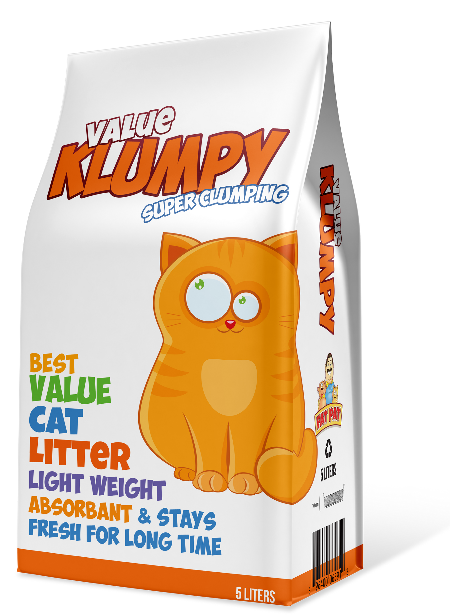 Klumpy Value Cat Litter β Clumping Odor Control Litter for Cats (5L / 20L)