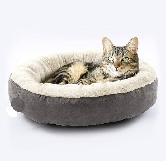 Soft Cat Bed for Cats & Kittens – Cozy, Washable & Comfy