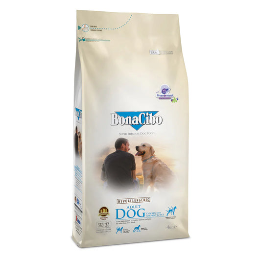 BonaCibo Hypoallergenic Dog Food – 4kg | Sensitive Skin & Stomach Formula