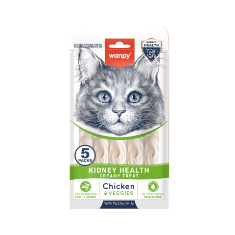 Wanpy Cat Treats – Kidney Health Support- Medicated