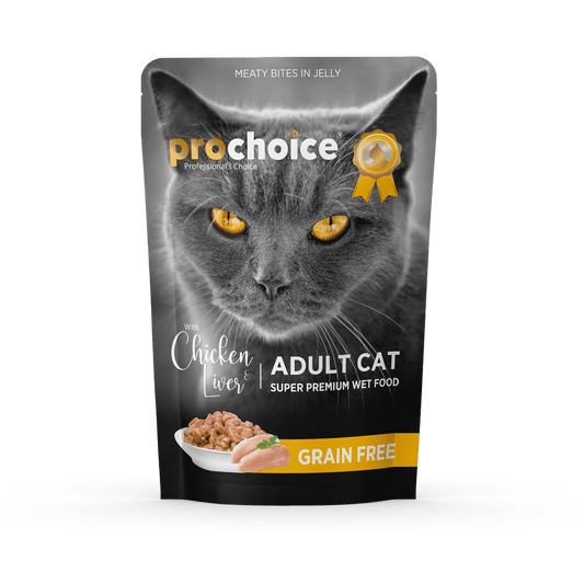 ProChoice Chicken & Liver in Jelly – 85g Premium Wet Cat Food