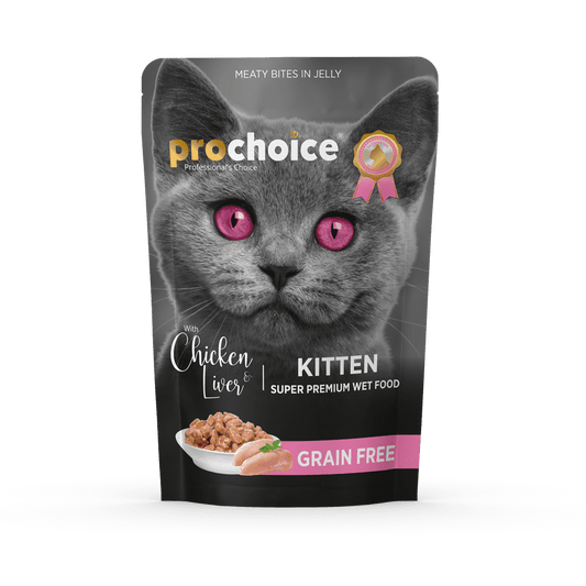 ProChoice Grain-Free Kitten Jelly – Chicken & Liver