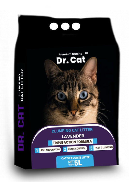 Dr. Cat Litter – 99% Dust-Free, Clumping & Odor Control- 5L