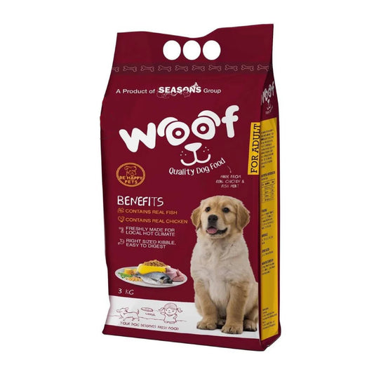 Seasons Woof Adult Dog Food – Chicken & Fish 3kg